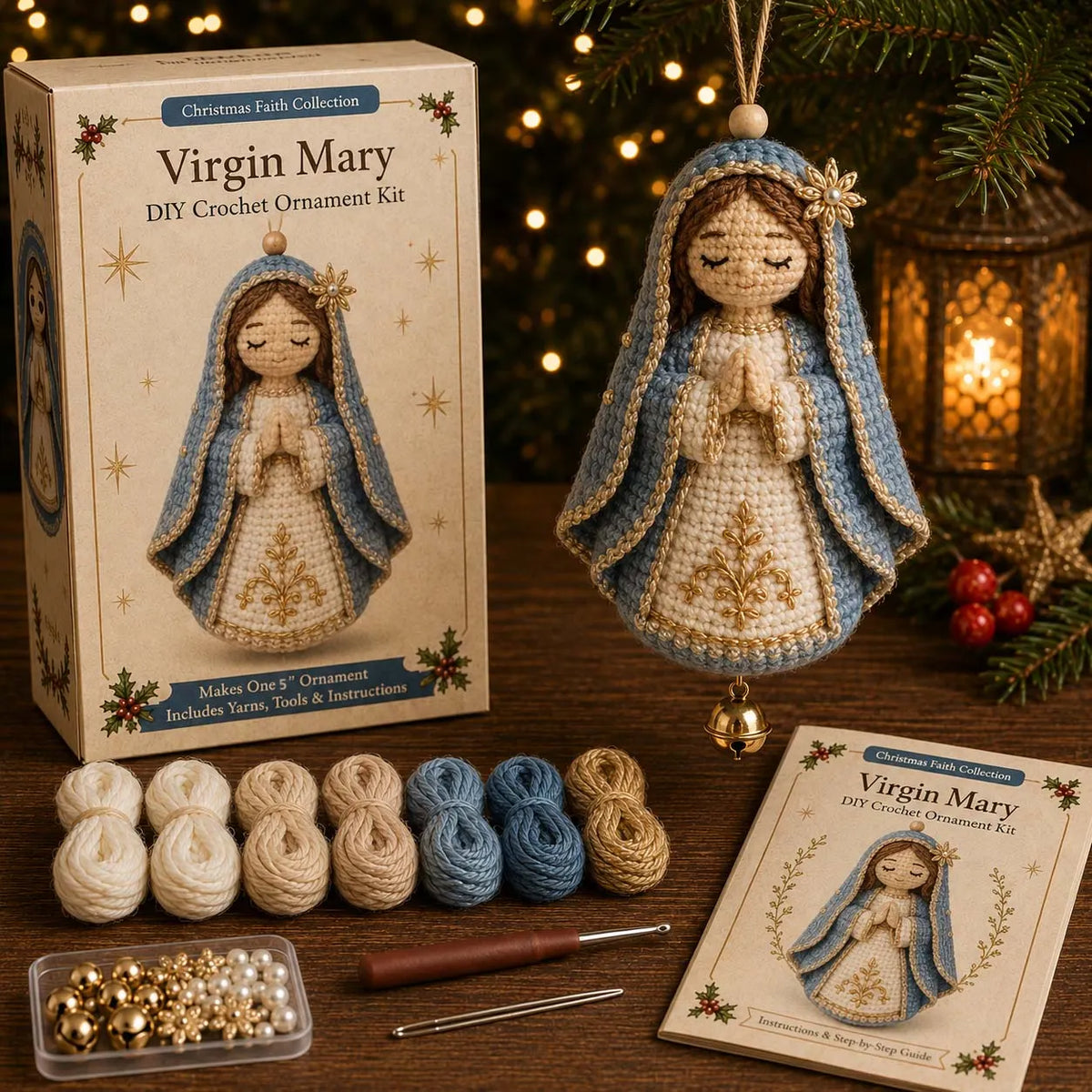 🎄Christmas Character Fabric Ornament DIY Kit