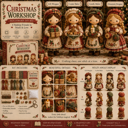 ππ§΅ Tiny Worlds Collection β Patchwork DIY Kit Series