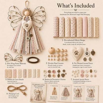 👼Angel Fabric Hanging DIY Kit🧵