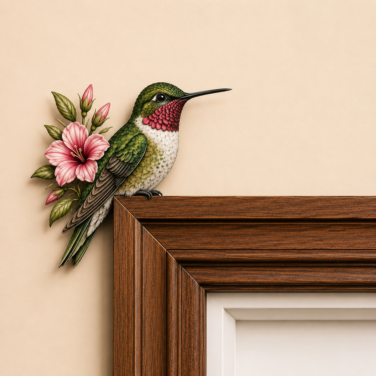 ❤️🐦Wooden Cardinal Door Topper