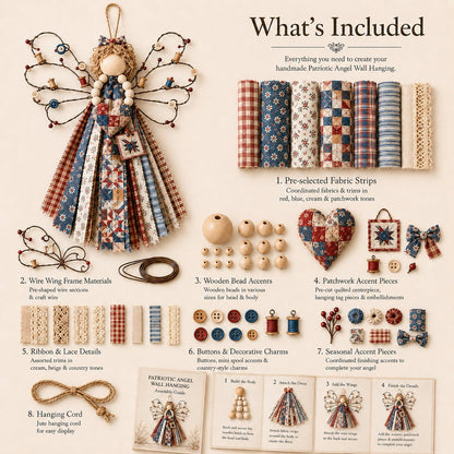 👼Angel Fabric Hanging DIY Kit🧵
