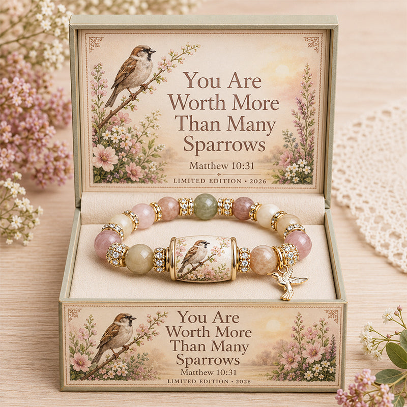 💜Hummingbird Garden Faith Bracelet 🌸