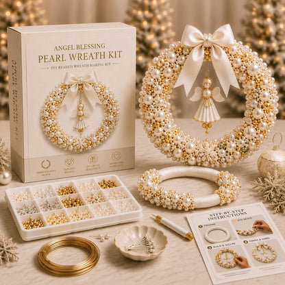 DIY Pearl Art - Christmas Wreath