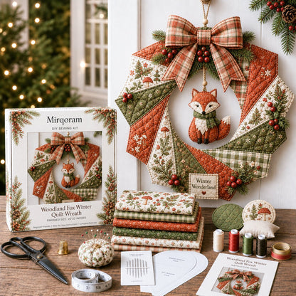 🎄Christmas Fabric Wreath DIY Kit – A Keepsake You’ll Hang with Pride Year After Year