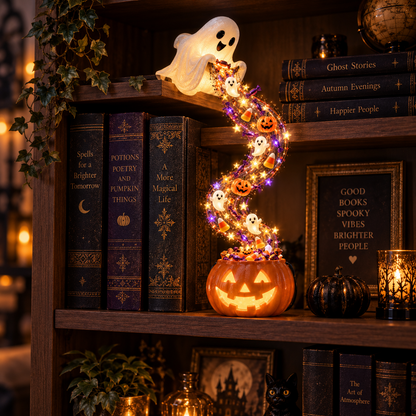 🔥 Hot Sale 45% OFF | 🌙 Midnight Spellstream™ – Enchanted Halloween Shelf Light Collection