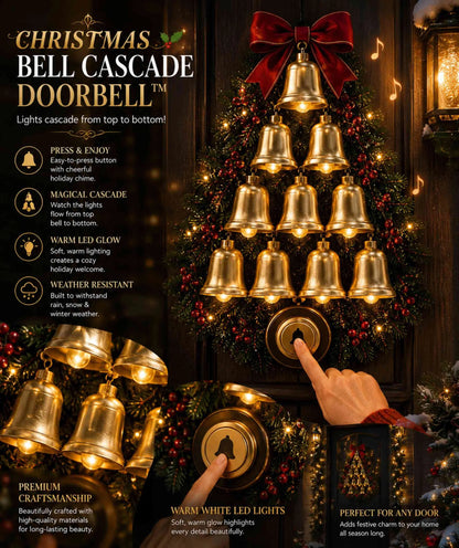 🔔 Christmas Bell Cascade Doorbell