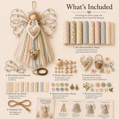 👼Angel Fabric Hanging DIY Kit🧵