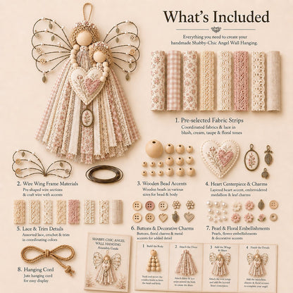 👼Angel Fabric Hanging DIY Kit🧵