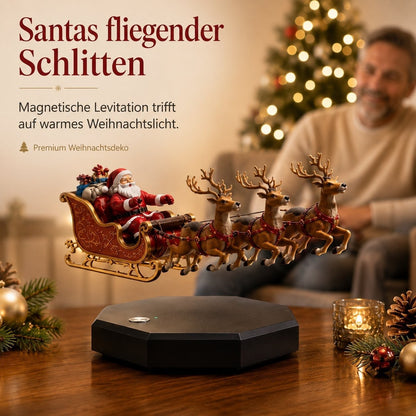 🎅 Santa’s Flying Sleigh—Magnetic Levitation Christmas Display(FREE SHIPPING)