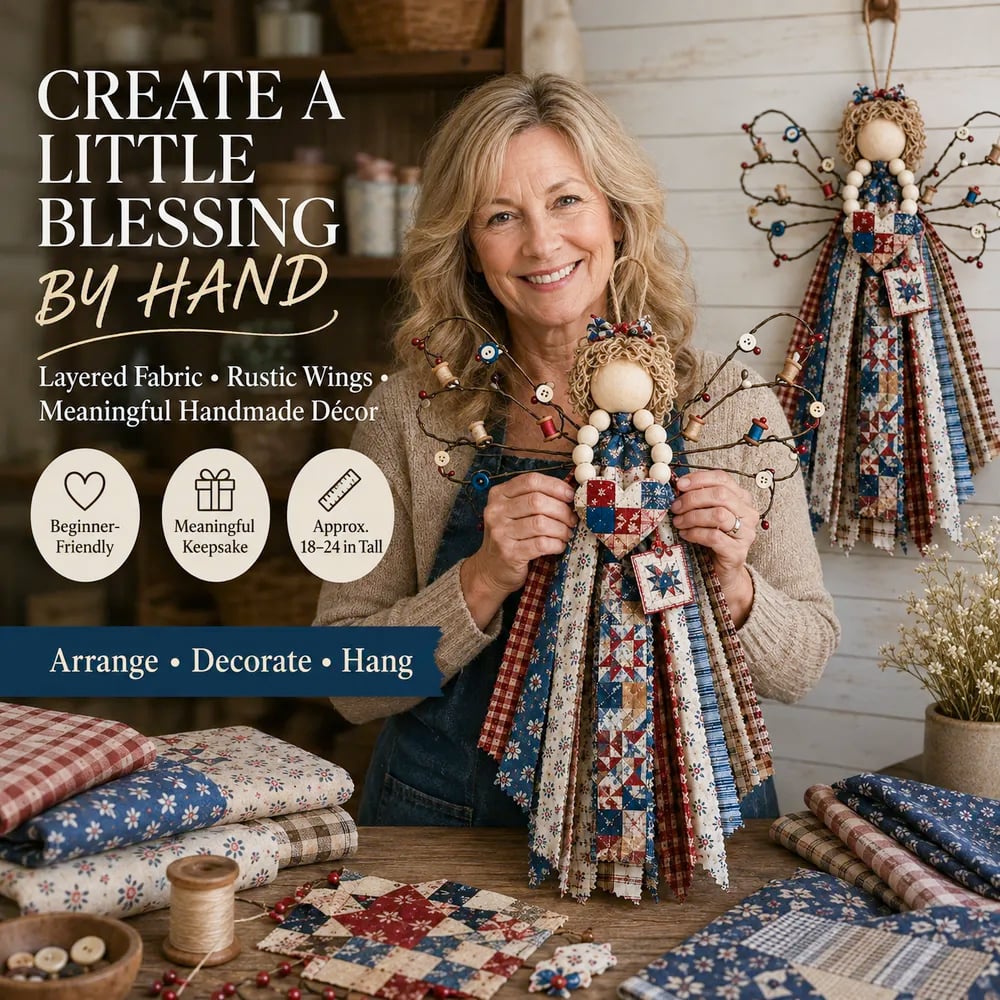 👼Angel Fabric Hanging DIY Kit🧵
