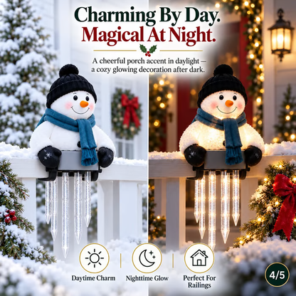 ⛄WinterGlow Snowman Icicle Light Decor