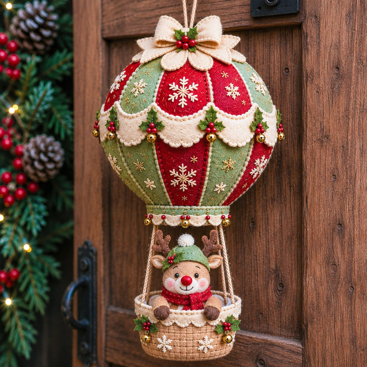 🎈🎄 Christmas Hot Air Balloon Hanging DIY Kit