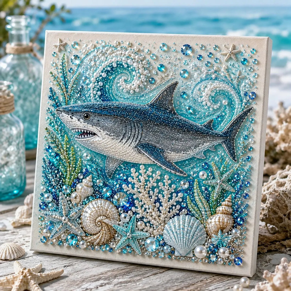 🎁The Perfect Ocean Lover Gift🌊 Ocean Theme Pearl Art DIY Kit