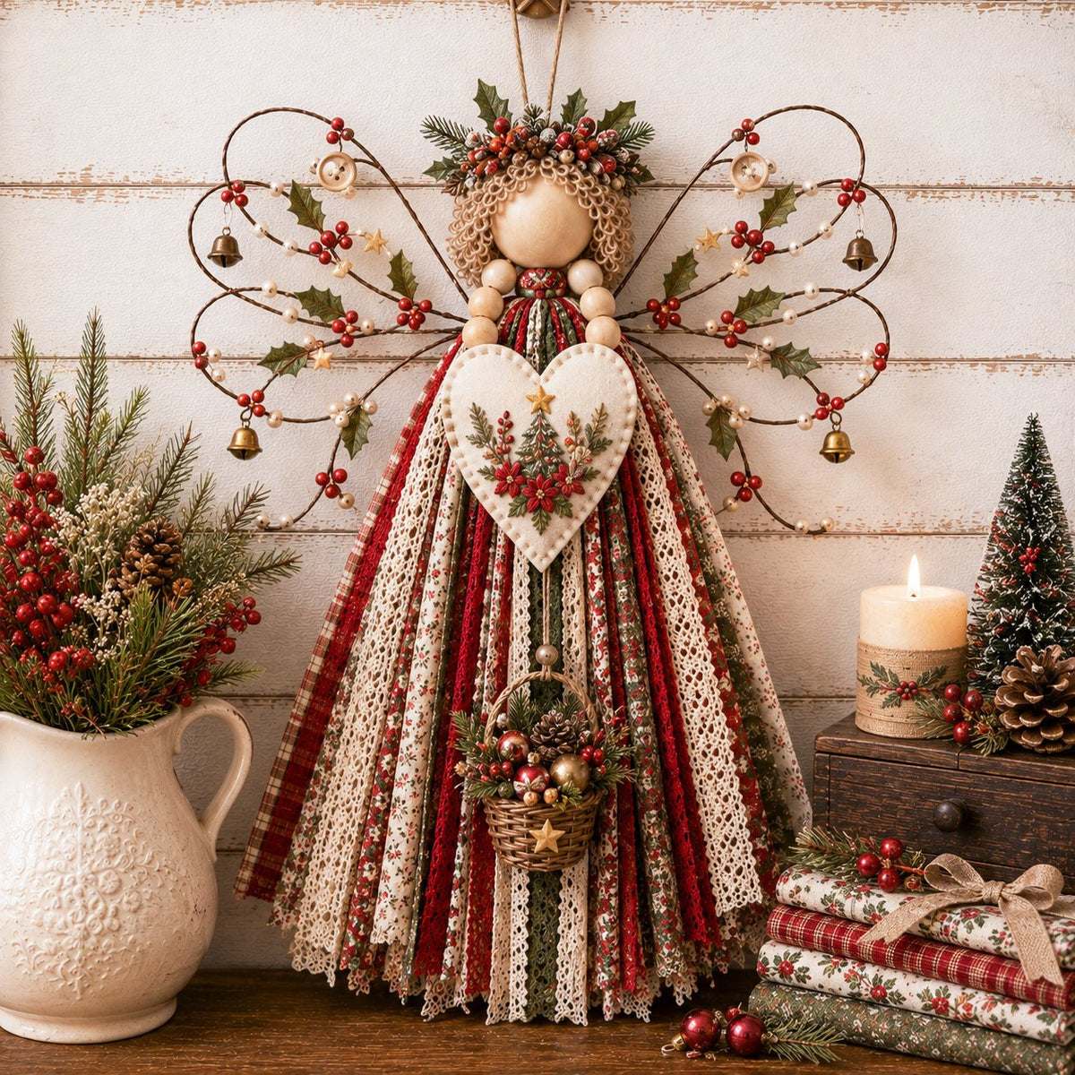 👼Angel Fabric Hanging DIY Kit🧵