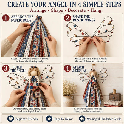 👼Angel Fabric Hanging DIY Kit🧵