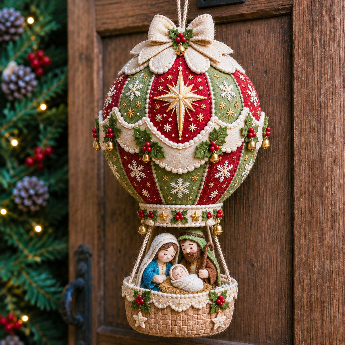 🎈🎄 Christmas Hot Air Balloon Hanging DIY Kit