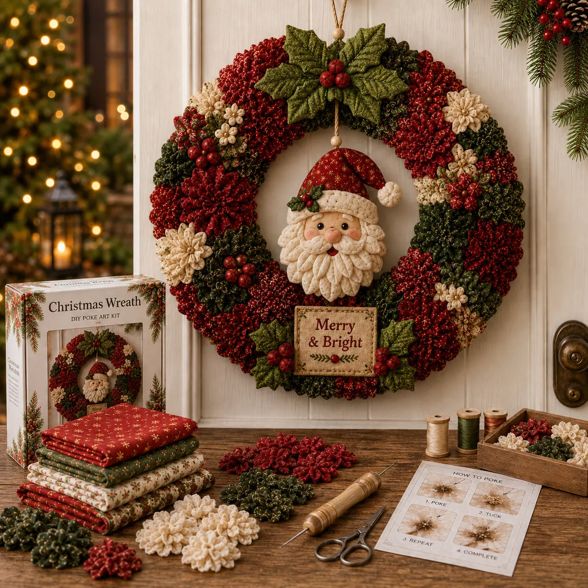 🎄🧶Create your own festive wreath