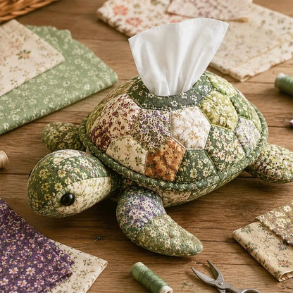 🎁DIY Gift🧵 Quilted sea Animal Tissue Box DIY Kit