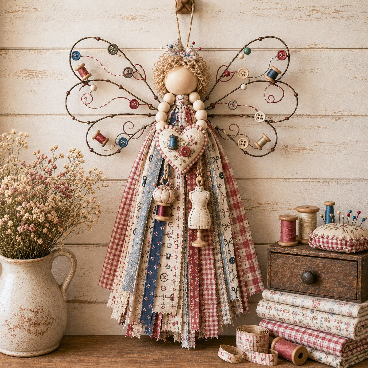 👼Angel Fabric Hanging DIY Kit🧵