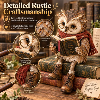 📚Reading Owl Figurine