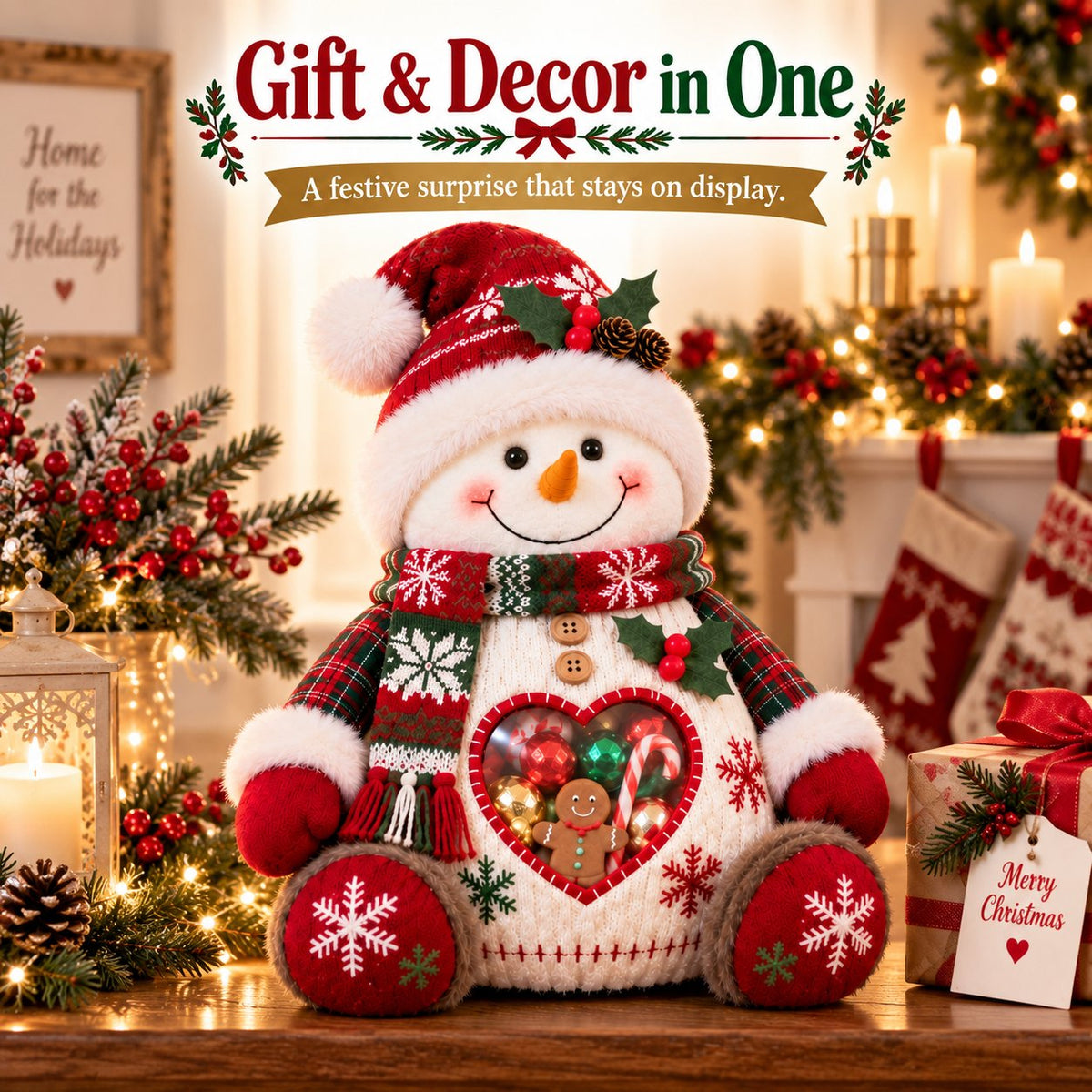 🎅Christmas Character Refillable Treat Holder