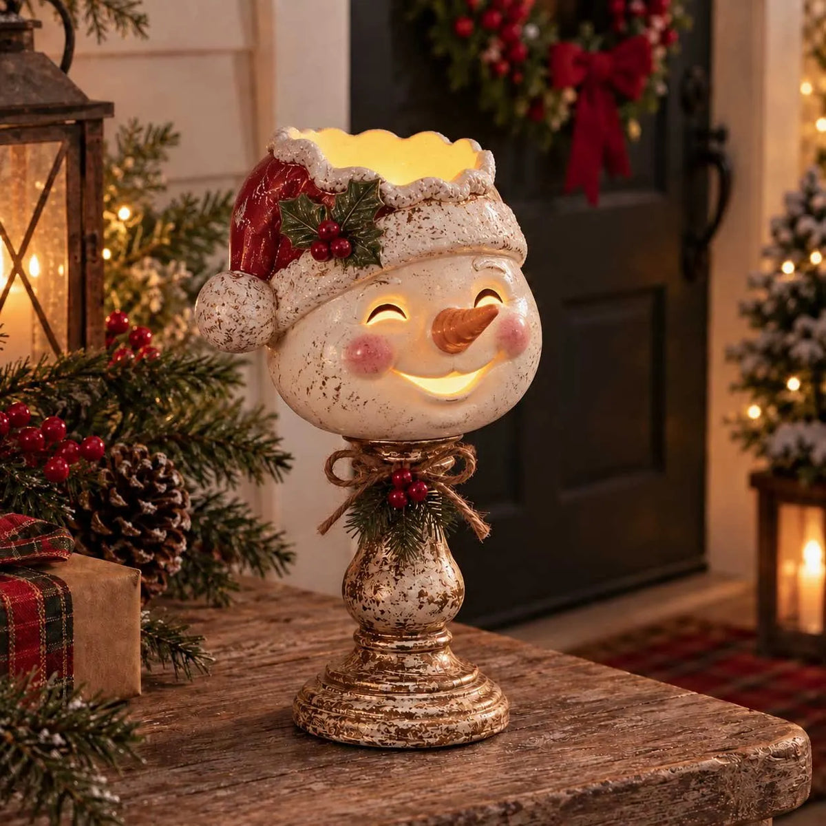 🎄Christmas Heirloom Glow Candle Holder