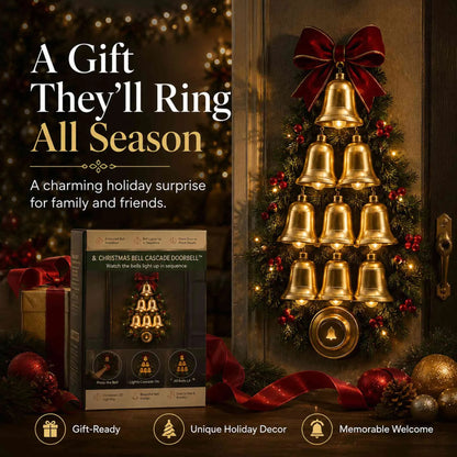🔔 Christmas Bell Cascade Doorbell