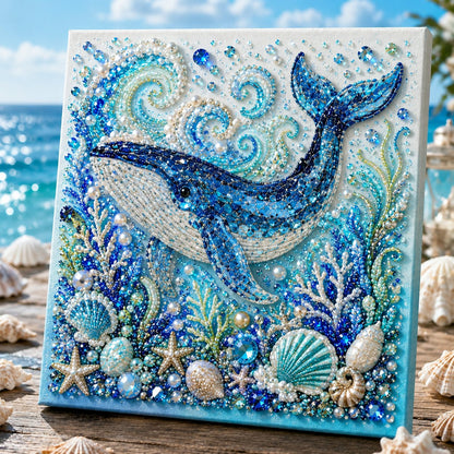 🌊✨ Ocean Theme Pearl Art DIY Kit – Relaxing DIY Craft to Create Stunning Coastal Artwork (📦Buy 2 Free Shipping)