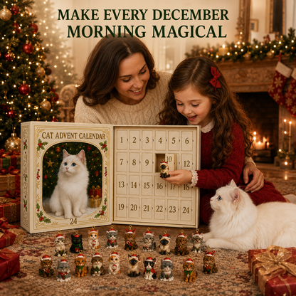 🐱2026 Cat Advent Calendar – 24 Days of Unique Christmas Cat Ornaments 🎄