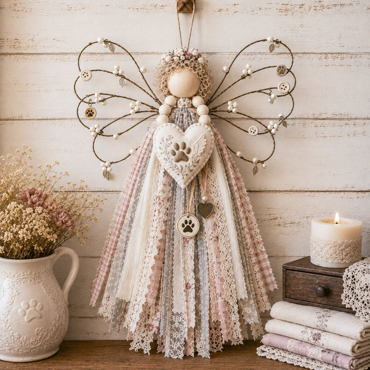 👼Angel Fabric Hanging DIY Kit🧵