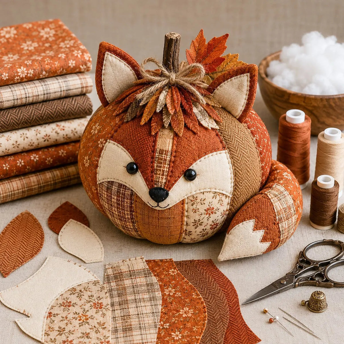 🎁Stitch Your Own Fall Cutie! 🧵Make it. Display it. Love it! 🍂