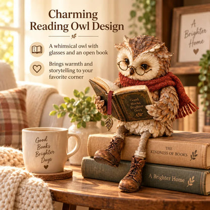 📚Reading Owl Figurine