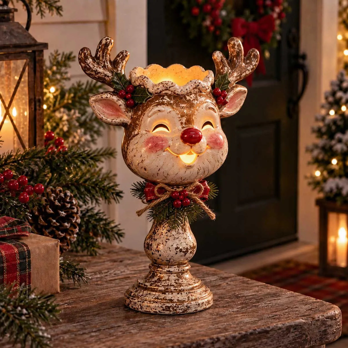 🎄Christmas Heirloom Glow Candle Holder