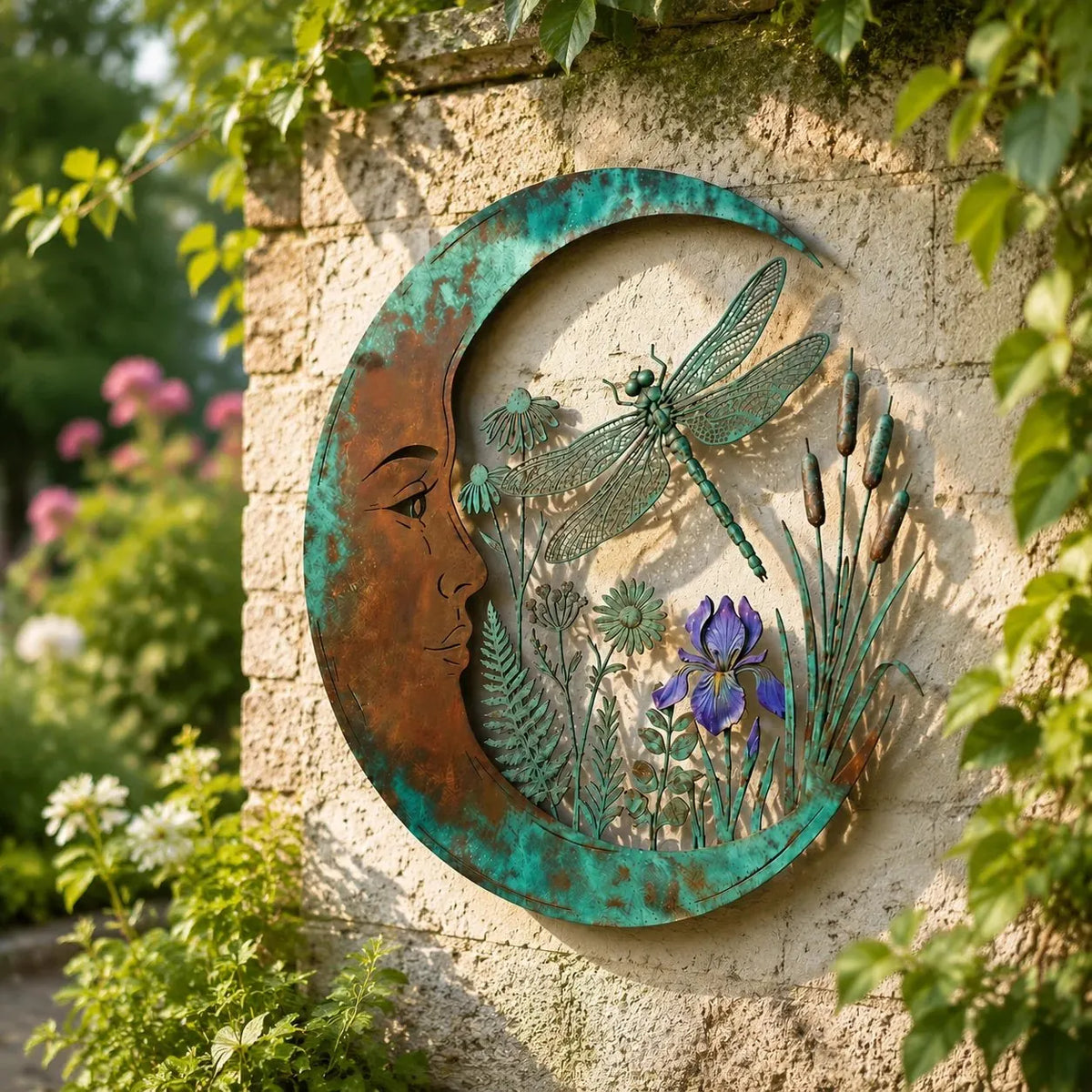 🌙Dragonfly Moon Wall Decor