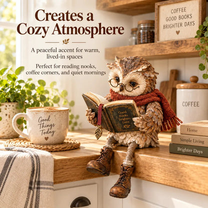 📚Reading Owl Figurine