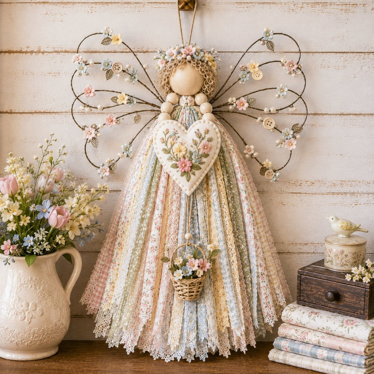 👼Angel Fabric Hanging DIY Kit🧵