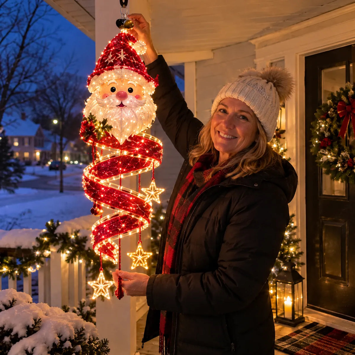 🎄Christmas Magic Spiral™ Hanging LED Light Collection