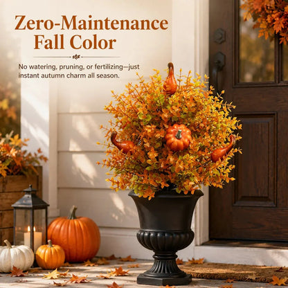 Artificial Fall Pumpkin Tree Stakes