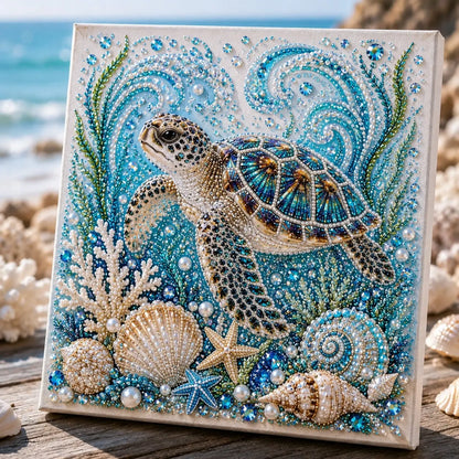 🎁The Perfect Ocean Lover Gift🌊 Ocean Theme Pearl Art DIY Kit