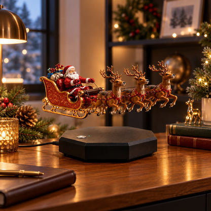 🎅 Santa’s Flying Sleigh—Magnetic Levitation Christmas Display(FREE SHIPPING)