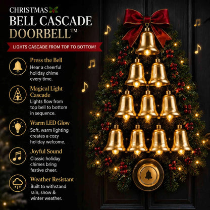 🔔 Christmas Bell Cascade Doorbell