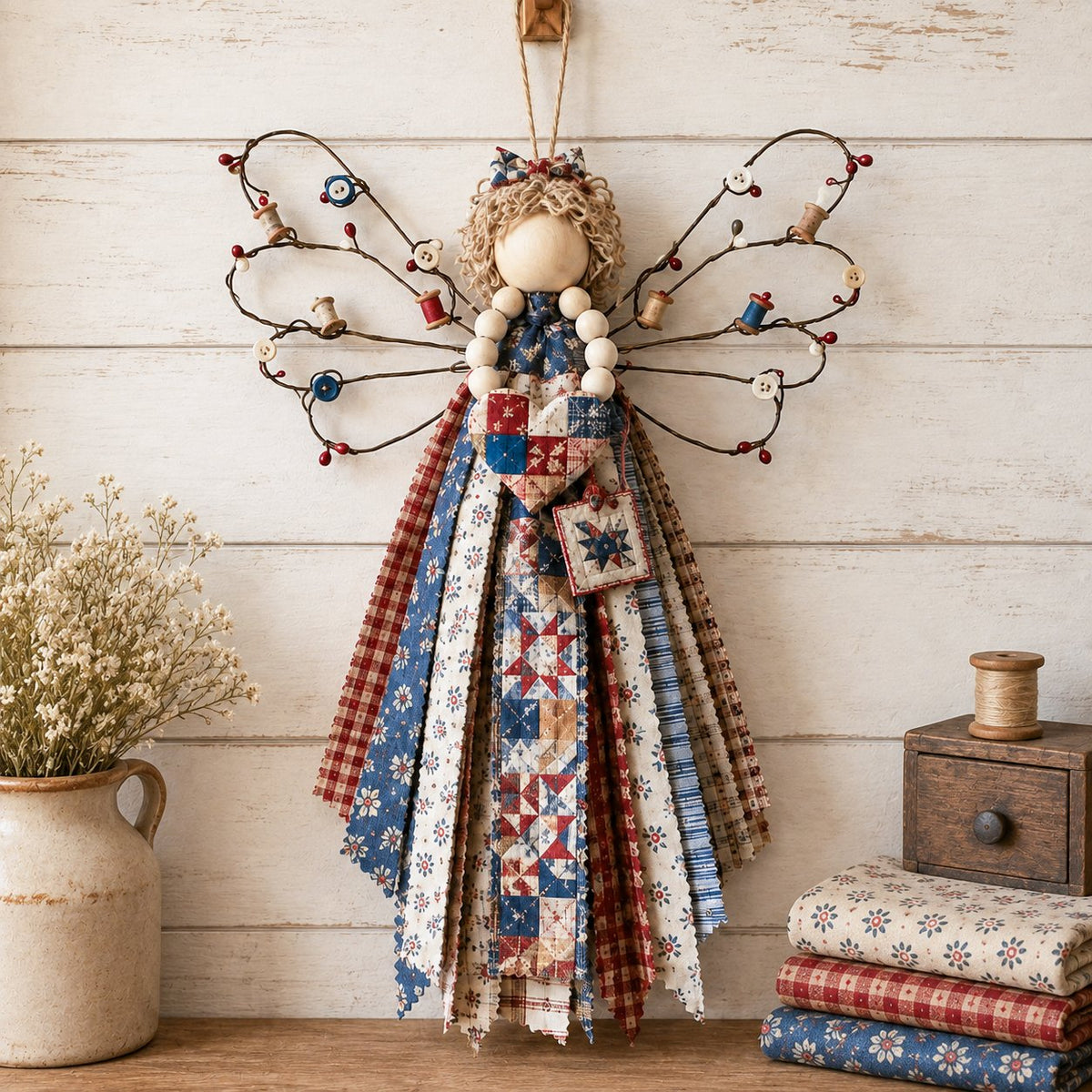 👼Angel Fabric Hanging DIY Kit🧵