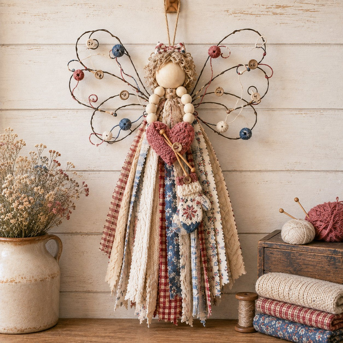 👼Angel Fabric Hanging DIY Kit🧵