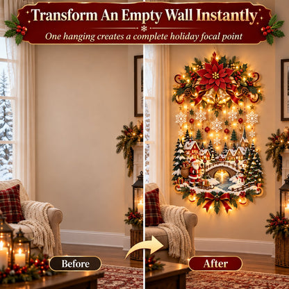 Christmas Village Wall Hanging