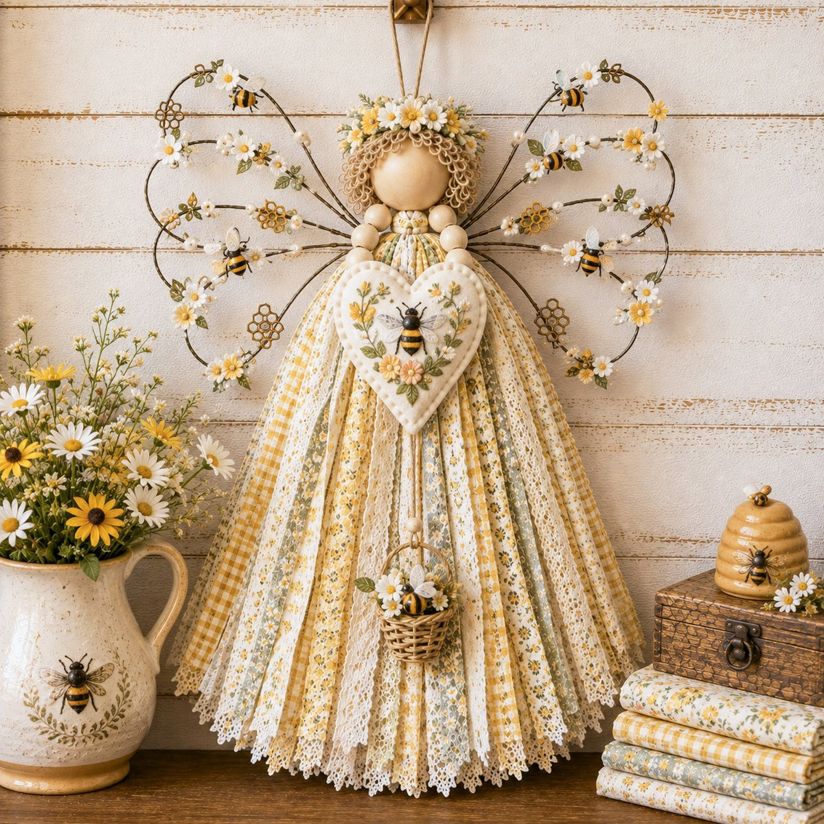 👼Angel Fabric Hanging DIY Kit🧵