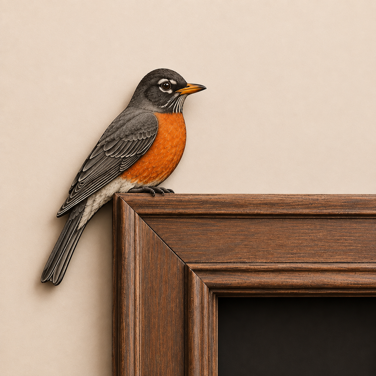 ❤️🐦Wooden Cardinal Door Topper