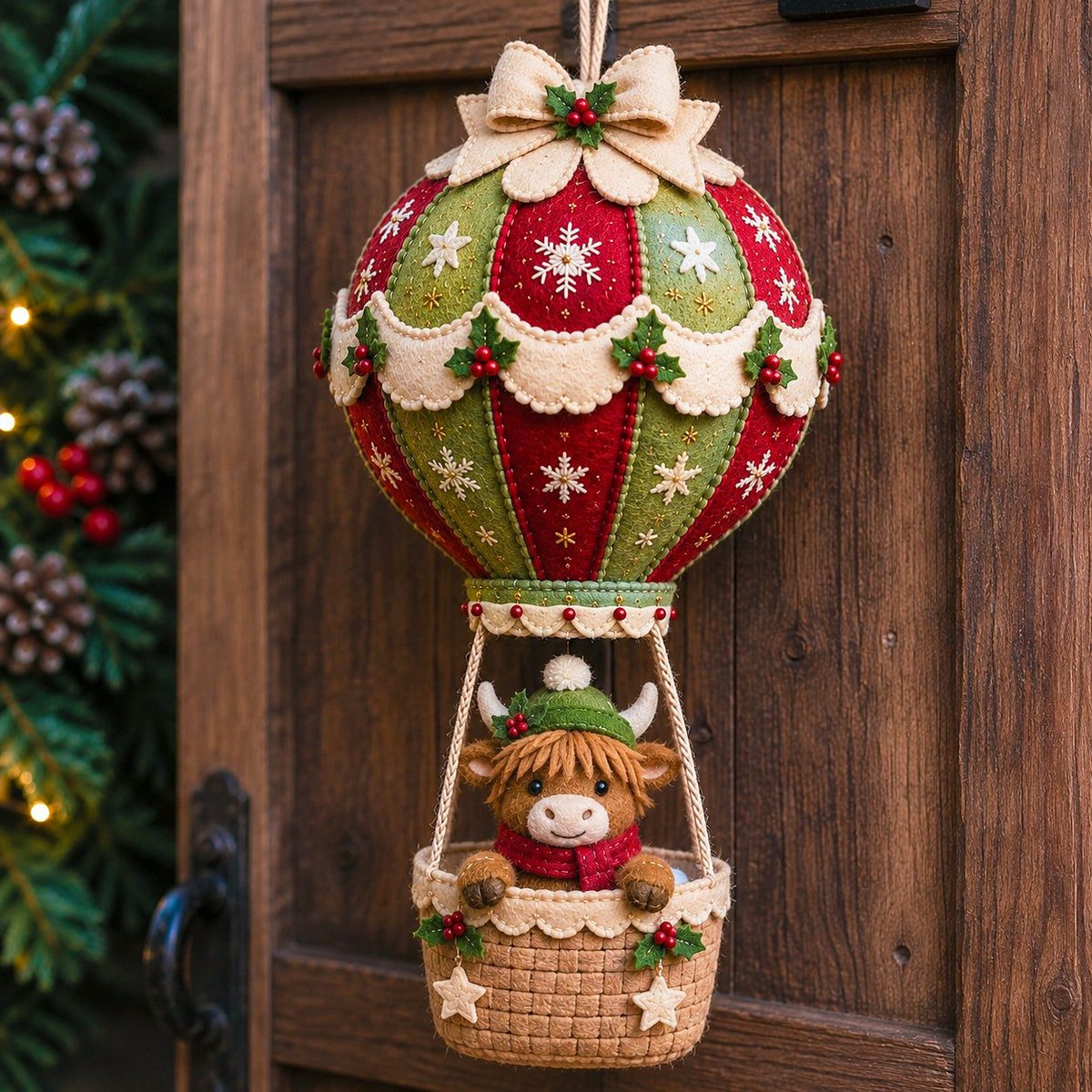 🎈🎄 Christmas Hot Air Balloon Hanging DIY Kit