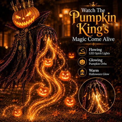 🎃Pumpkin King AwakeningTM – Flowing LED Halloween Yard Light